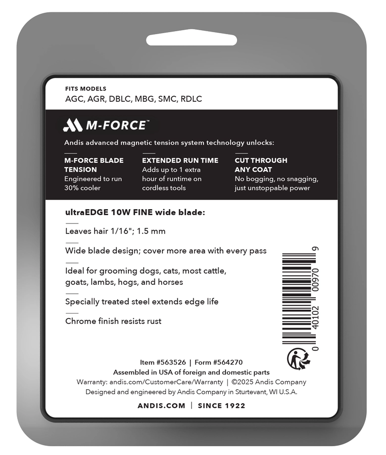 Thumbnail 10W M-Force Wide Blade Packaging Back